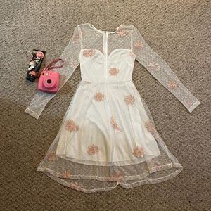 A beautiful white dress!